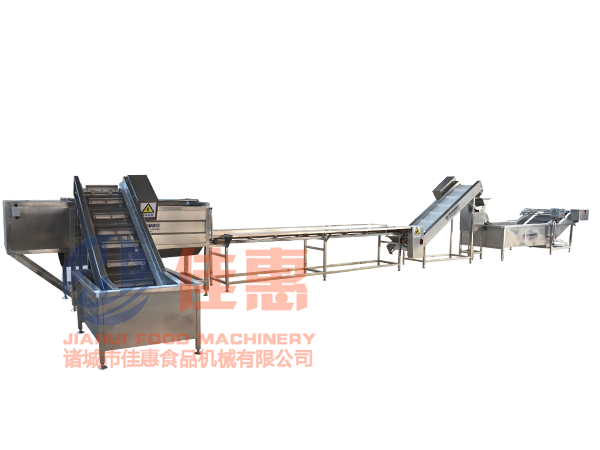 根莖類菜加工流水線